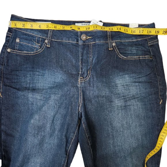 NWT Torrid Curvy Super Stretch High-Rise Dusk Tall Jeans Size 12T - Picture 5 of 10